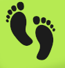 footsteps icon