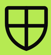 Safety shield icon